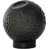 AYTM Globe Bubbles Vase Med Holder - Black - Ø10XH10CM