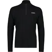 Mons Royale Cascade Merino 1/4 Zip Kerrastopaita black Koko M