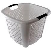Usorteret Kosz kwadrat RATTAN 34l -bialy 44x44x33 cm