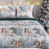 Mariall jouluinen vuodevaatesetti PTR-19, 140x200, 2 osaa