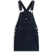 Tommy Hilfiger Dungaree Denim Dress Ei5050 Ext - Navy - M