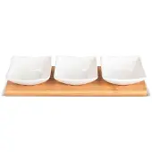 Lamart tarjoilusetti Bamboo LT9217, 4 osaa