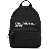 Karl lagerfeld JEANS Reppu 'ESSENTIAL' musta / valkoinen