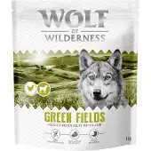 Wolf of Wilderness 4x1kg Green Fields karitsa viljaton koiran kuivaruoka