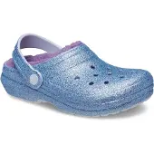 Crocs Classic Lined Glitter Toddler Klompit