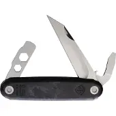 American Service Knife The Iron Sides Folder Seax CF
