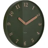 Karlsson seinäkello Amena luxury green KA6083GR