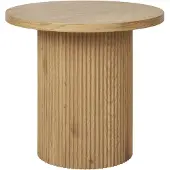 Ebuy24 Boavista kulmapöytä Ø48cm luonnollinen.