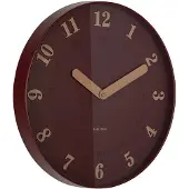 Karlsson seinäkello Amena burgundy red KA6083RD