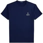 Ralph Lauren for man. 710981136009 Classic Fit navy jersey knit T-shirt (M), Casual, Cotton, Short sleeve