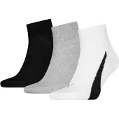 Puma Lifestyle Quarter Socks 3 Pairs Valkoinen,Musta,Harmaa EU 43-46 Mies