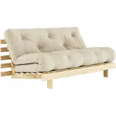 Karup Roots-futonsohva beige/mänty l 160 cm