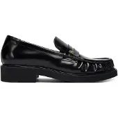 Tommy Hilfiger Th Square Toe Abrasivato Loafer - Black - 37