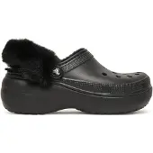 Crocs Classic Platform Lined Fuzz Strap Klompit