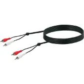 Schwaiger CIK5125 audio cable 10 m 2 x RCA Black (CIK5125533)