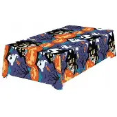 Hobby Hall Halloween-pöytäliina "kurpitsat ja lapset" 137x274 cm