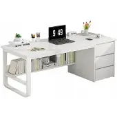 Muvu Loft tietokonepöytä, 120 cm, valkoinen