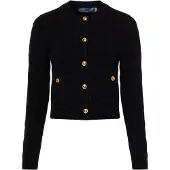 Ralph Lauren for woman. 211978312001 Black wool cardigan (S), Casual