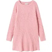 Name it Nkfrikine Ls Knit Dress Pb - Pink - 128