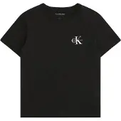 Calvin Klein Chest Monologo Ss T-Shirt - Black - 152