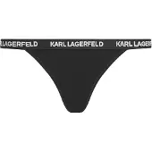 Karl Lagerfeld Alushousut musta / luonnonvalkoinen