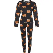 Trendyol Pyjama umbra / antrasiitti / valkoinen