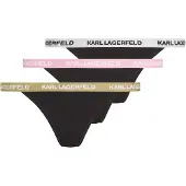 Karl Lagerfeld Alushousut khaki / musta / offwhite