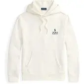 Ralph Lauren Logo Fleece Hoodie - Cream - S