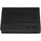 Zippo Nappa Nahkainen Käyntikorttiteline, Musta