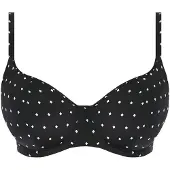 Freya Jewel Cove Uw Sweetheart Bikini Top - Black - D x 75
