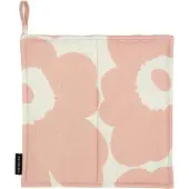 Marimekko - Pieni Unikko Patalappu 22x22 cm Cotton/Peach
