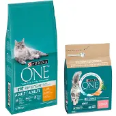 Purina One ONE Adult Chicken & Whole Grains, Kissan kuivaruoka, 9,75 kg