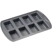 Dorre - Karabo suklaa-/minileipävuoka 8 kpl 39,4x25,4 cm