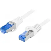 Lanberg 15 Metriä Cat6A FTP LSZH CCA Verkkokaapeli Valkoinen + Fluke Passed