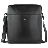 Bugatti Romeo Crossbody-laukku Nahka 22 cm Musta