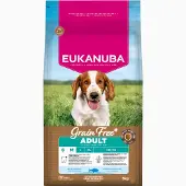 Eukanuba - Dog Adult Small/Medium Grainfree Ocean Fish 3 kg - Koirat - Koiranruoka - Kuivaruoka