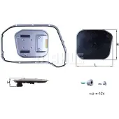 Knecht Hydrauliikkasuodatin HX 189KIT