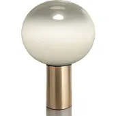 Artemide Pöytävalaisin , Laguna 26, himmennettävä, Kulta / messinki, Olohuone, Lasi, Design