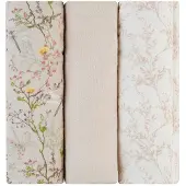 Kikkaboo Secret Garden Musliini 100x100 Cm 3 Yksiköt