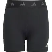 Adidas Urheiluhousut 'TECHFIT Short' harmaa / musta / valkoinen