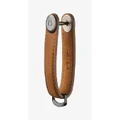 OrbitKey - Crazy Horse Leather Key Organiser - Chestnut Brown/Brown