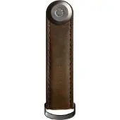 OrbitKey Crazy Horse Leather Key Organiser -avainlenkki, tummanruskea