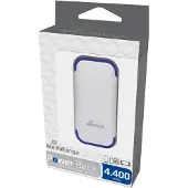 MediaRange MR741, 4400 mAh, Litiumioni (Li-Ion), Sininen, Valkoinen
