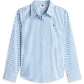 Tommy Hilfiger Pusero 'Regular Fit Flag Embroidery' laivastonsininen / kuninkaallisen sininen / punainen / valkoinen