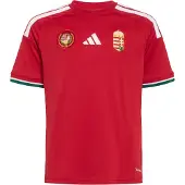Adidas Toiminnallinen paita 'Hungary 26 Home Kids' sinappi / kirkaanpunainen / valkoinen