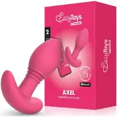 Easy Connect Connect Axel tärisevä takapuolen pistoke - vaaleanpunainen