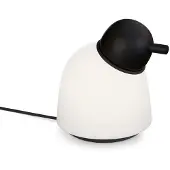 BELID Bird pöytälamppu 21,5 cm Musta-opaalilasi