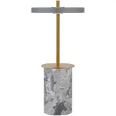 UMAGE Design-pöytävalaisin Asteria MOVE MINI, himmennettävä, Messinki/kulta, Olohuone/ruokailutila, Kivi, Design