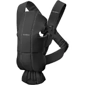 BabyBjörn Kantoreppu - Mini - Kudottu - Black - - OneSize - Kantoreput