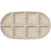 Sagaform Ditte tarjoiluvati suuri, beige/bordeaux